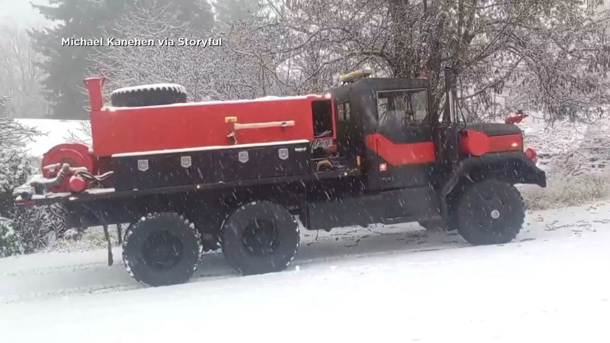 CAUGHT ON CAMERA Winter storm hits northeast Washington KYMA