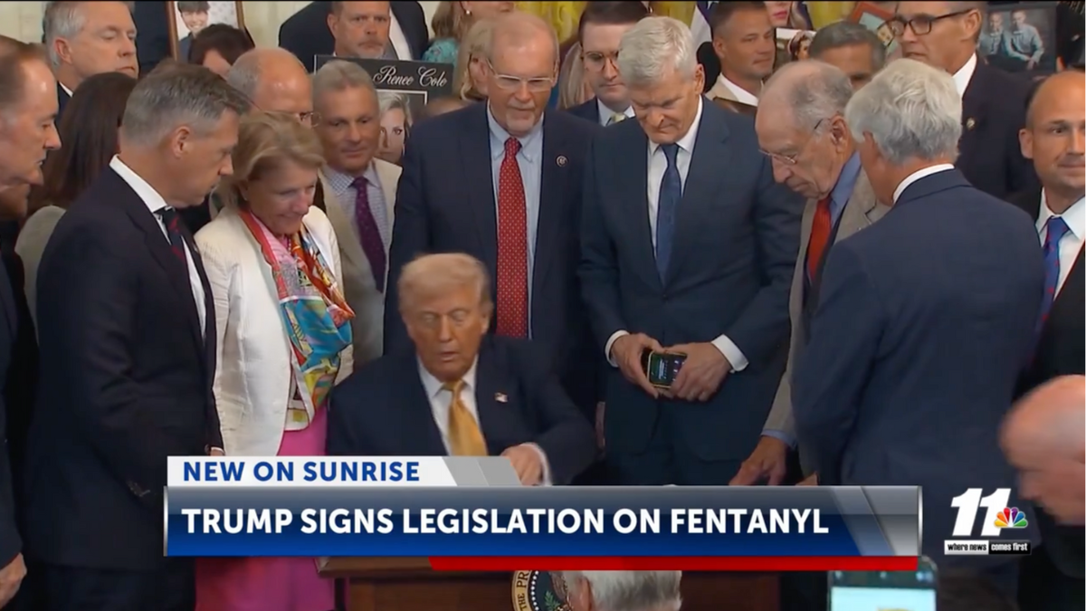 Trump Signs Fentanyl Trafficking Bill Into Law with Bipartisan Support