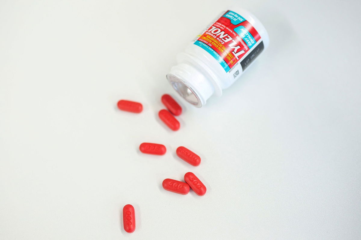 <i>Mark Schiefelbein/AP via CNN Newsource</i><br/>President Trump said there is “no downside” to not taking Tylenol during pregnancy