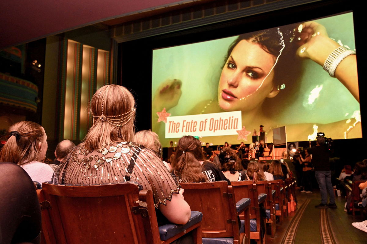 <i>William West/AFP/Getty Images via CNN Newsource</i><br/>Taylor Swift fans react during a listening event for Swift's new album 'The Life of a Showgirl' at the Astor Theatre in Melbourne
