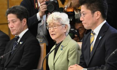 File photo shows Megumi Yokota