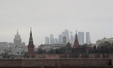 This photograph taken on February 13