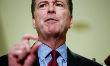 Former FBI Director James Comey speaks to the media after giving a private deposition to the House Judiciary and House Government and Oversight committees on Capitol Hill in December 2018.