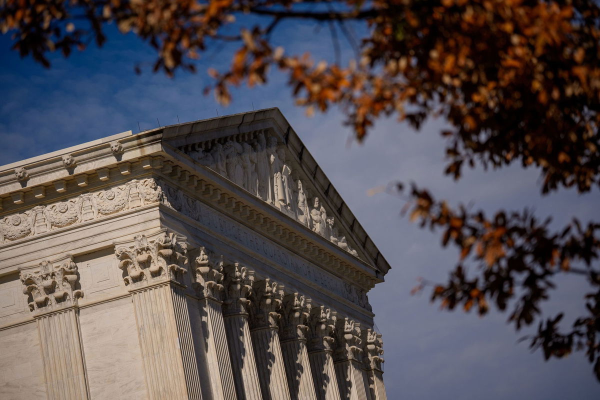The Supreme Court is seen here on November 5 in Washington